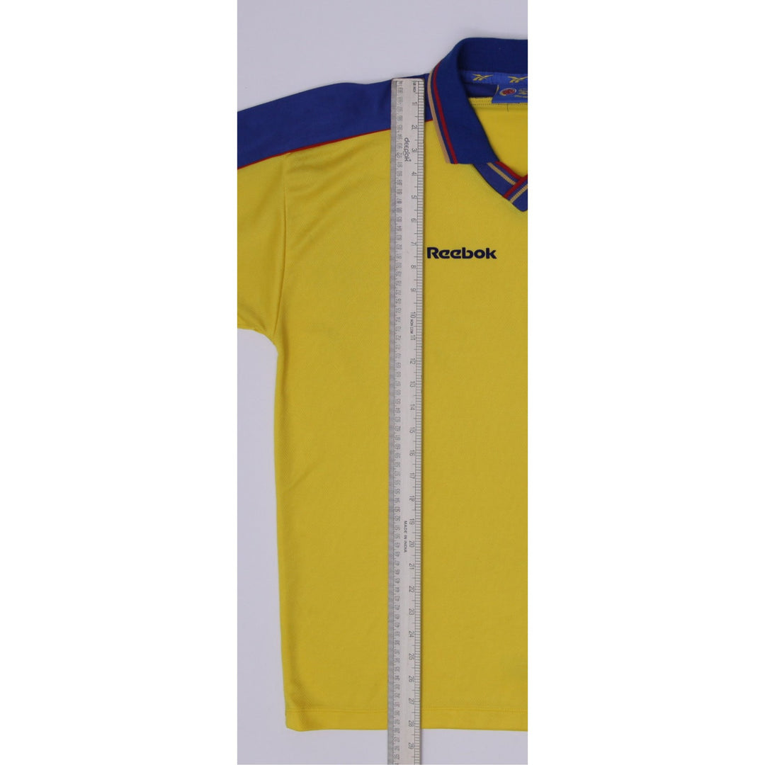 Vintage 1998 Reebok Colombia Home Football Shirt Jersey Size L