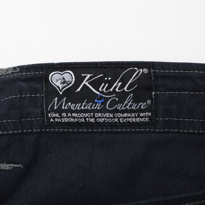 Y2K Ladies Kuhl Mountain Culture Convertible Roll Up Hiking Cargo Pants Size 6