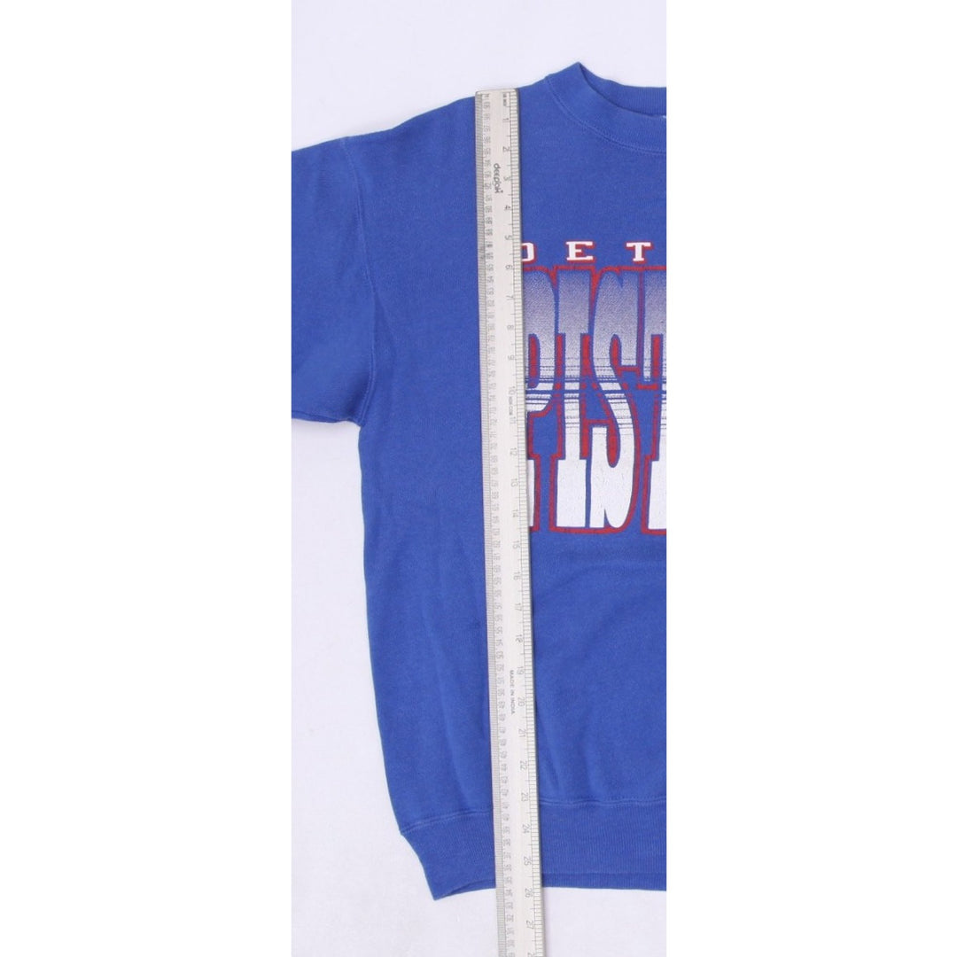 Vintage 90s Detroit Pistons Graphic Sweatshirt Made in USA Size XL | Migration_Sweatshirts - View 6 | Fashion Rerun