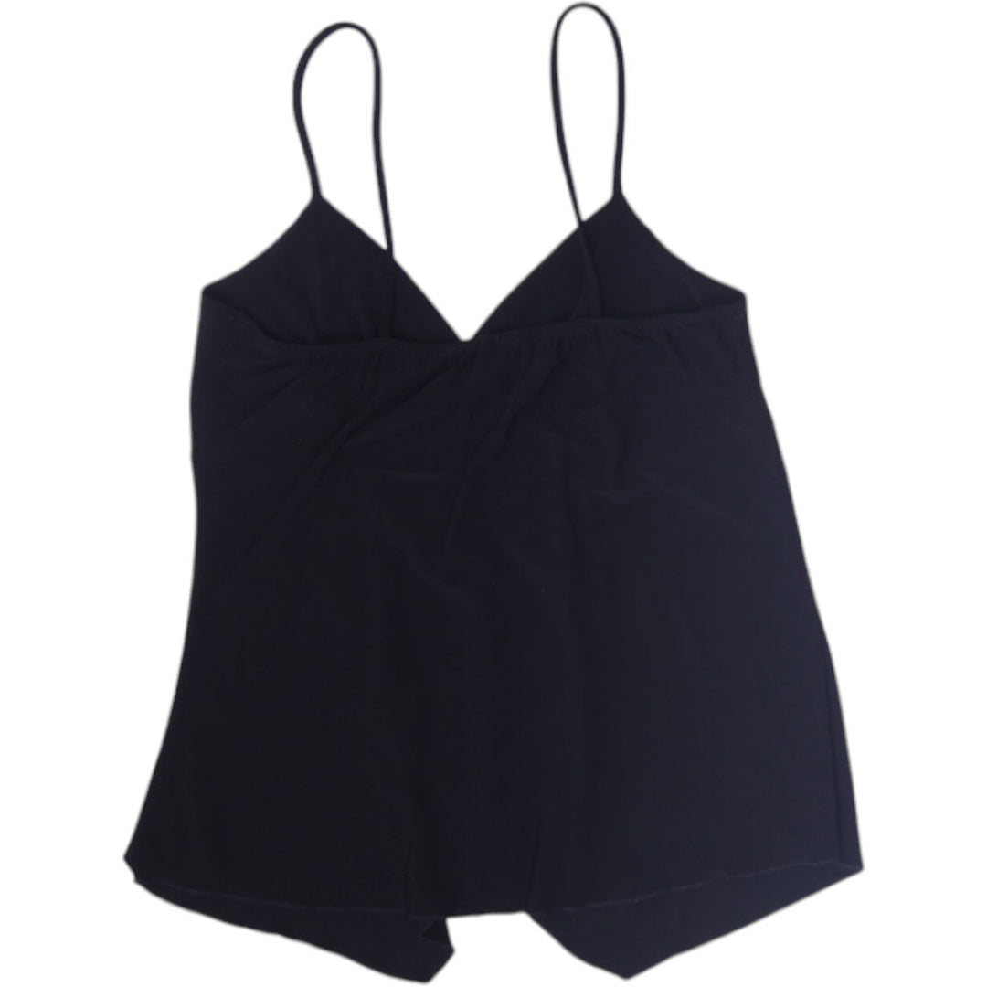 Y2K Ladies Camisole Black with Beaded Detail Strappy