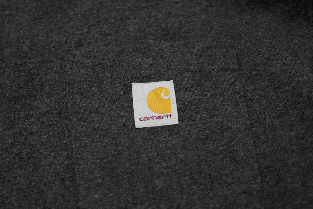 Mens Carhartt K128 Henley Long Sleeve T-Shirt Size L