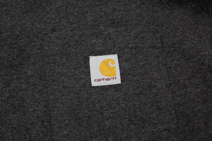 Mens Carhartt K128 Henley Long Sleeve T-Shirt Size L