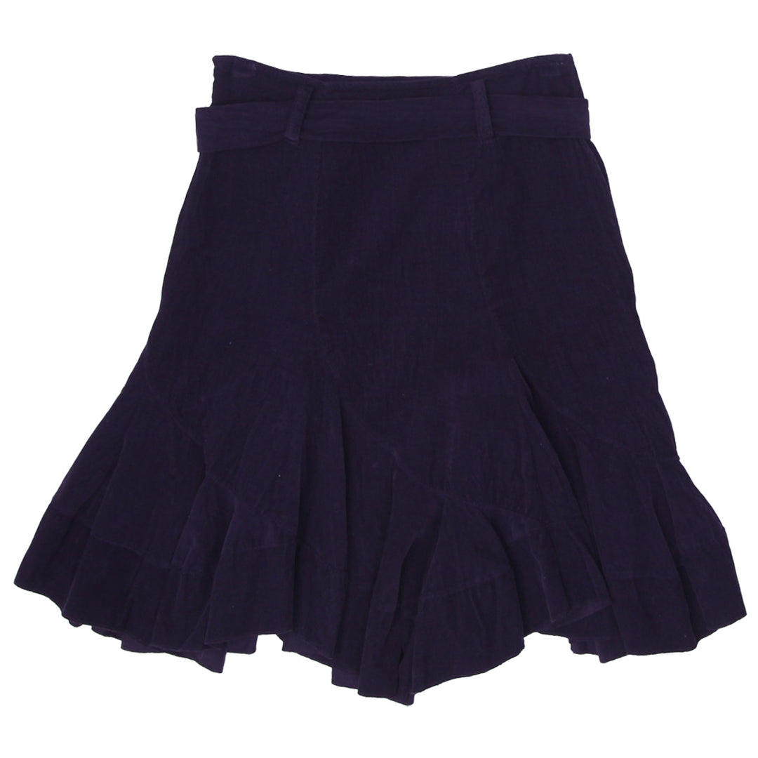 Y2K Ladies Pleated Corduroy Skirt