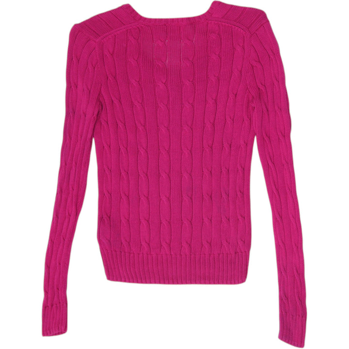 Ladies Ralph Lauren Pima Cotton Cable Knit Sweater Size S