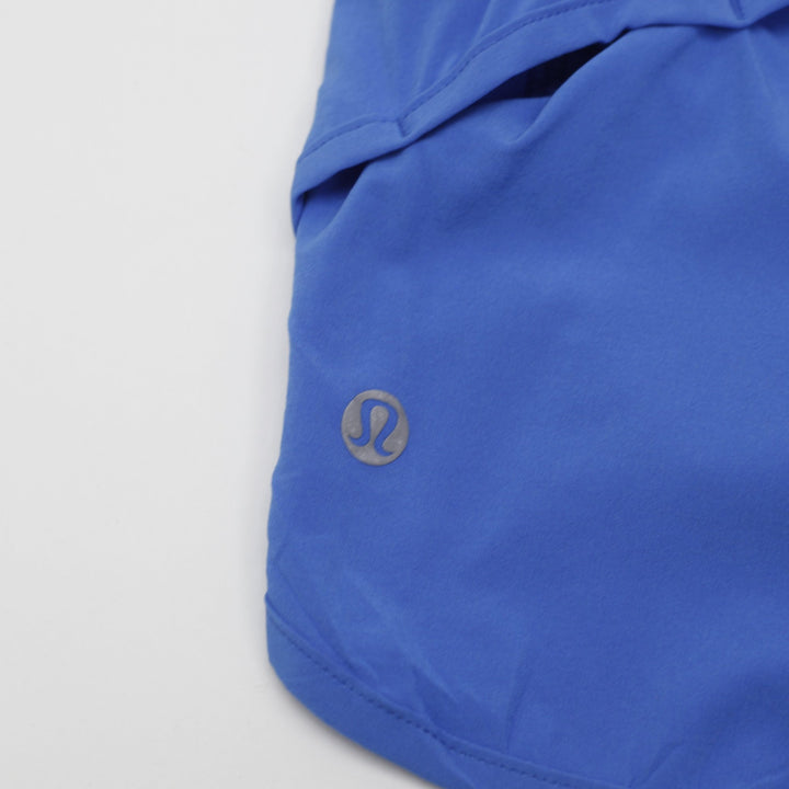 Ladies Lululemon Shorts Blue Tie-Dye Waistband Activewear