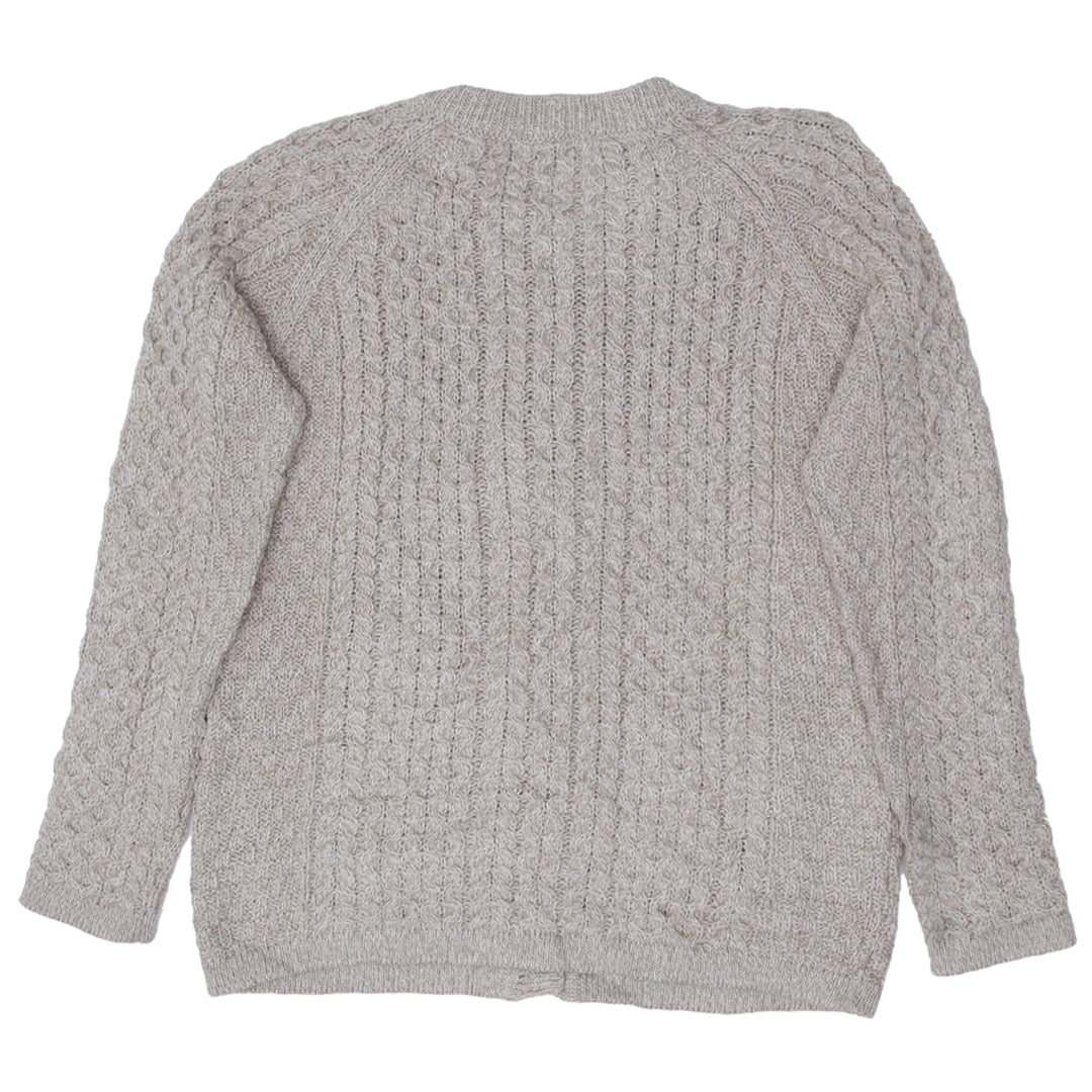 Vintage The Irish Store 100 % New Merino Knit Cardigan Sweater Ladies - Fashion Rerun Vintage Migration_Sweaters
