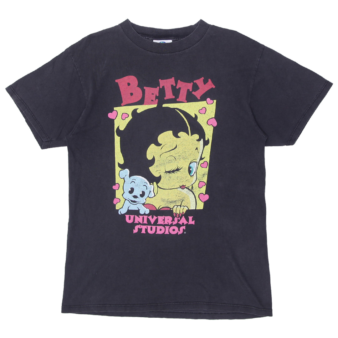 Vintage Universal Studios Betty Boop T-Shirt Made in USA Black L - Fashion Rerun Vintage Migration_T-Shirt