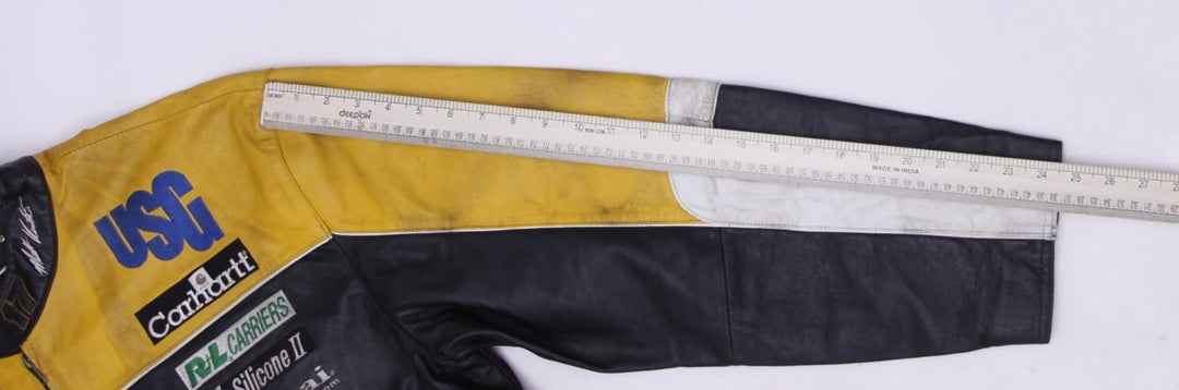 Vintage 2000s Wilson Leather Nascar Matt Kenseth DeWalt Jacket Size XL | Migration_Jackets - View 9 | Fashion Rerun
