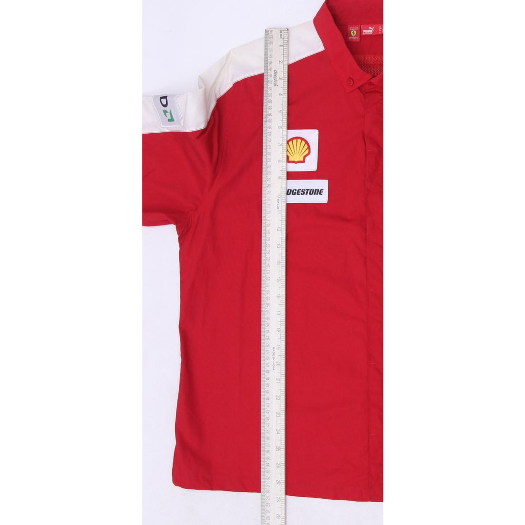 Mens Puma Ferrari Shirt Red Racing Team Logo Short Sleeve XXL | Migration_Shirts - View 8 | Fashion Rerun