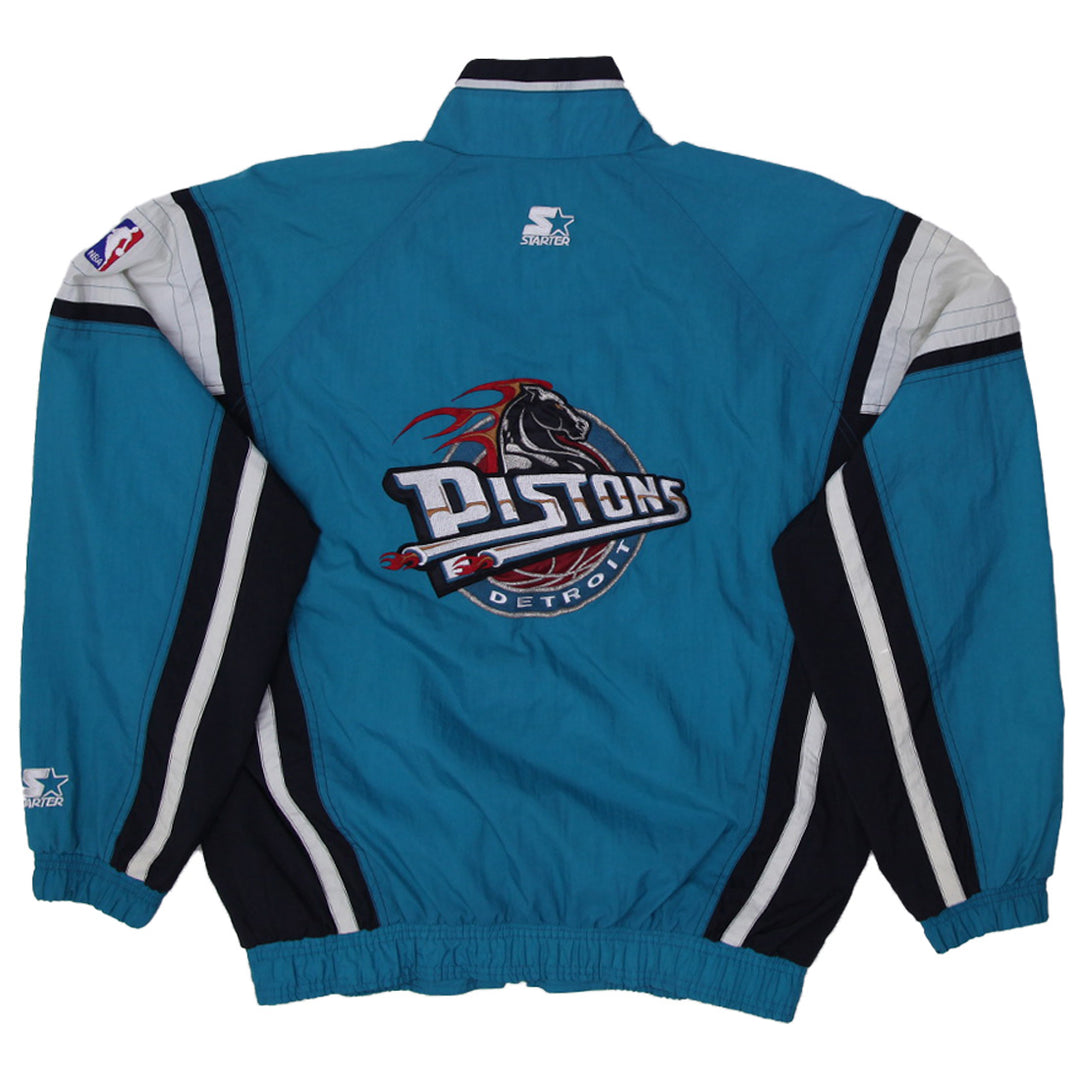 Vintage Starter NBA Pistons Detroit Full Zip Jacket