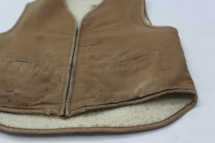 Vintage Carhartt Sherpa Fleece Lined Full Zip Work Vest | Migration_Vests - View 8 | Fashion Rerun