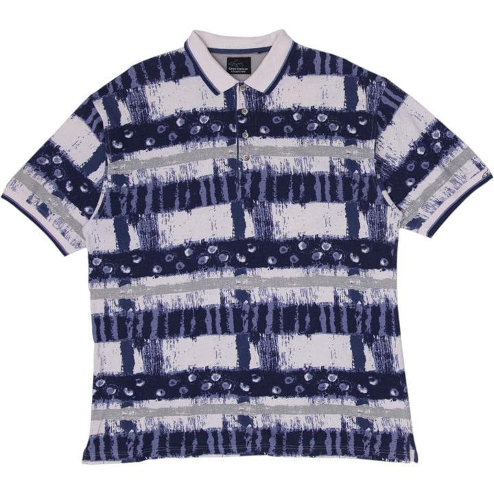 Mens Greg Norman Patterned Short Sleeve Polo T-Shirt Size XXL