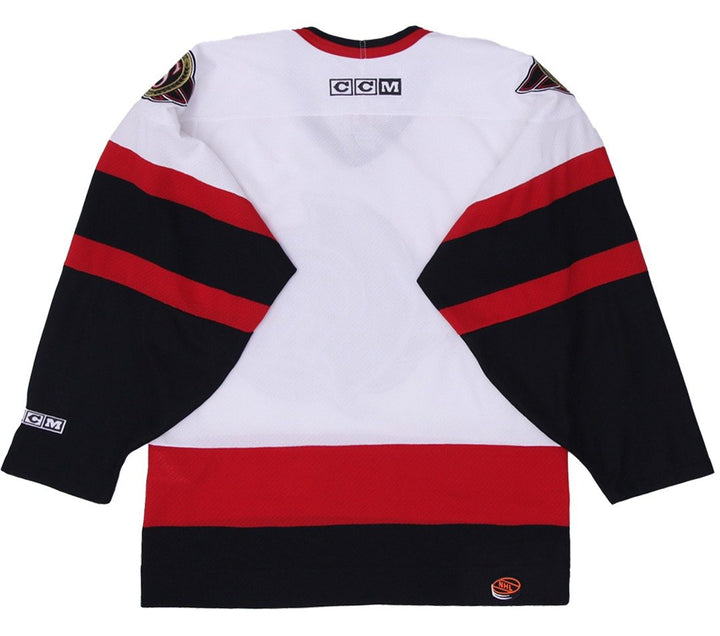 Vintage CCM NHL Ottawa Senators White Ice Hockey Jersey | Migration_Jerseys - Side View | Fashion Rerun
