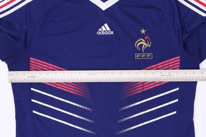 Mens Adidas France 2010-11 Home Football Jersey Adidas Blue World Cup Size XL