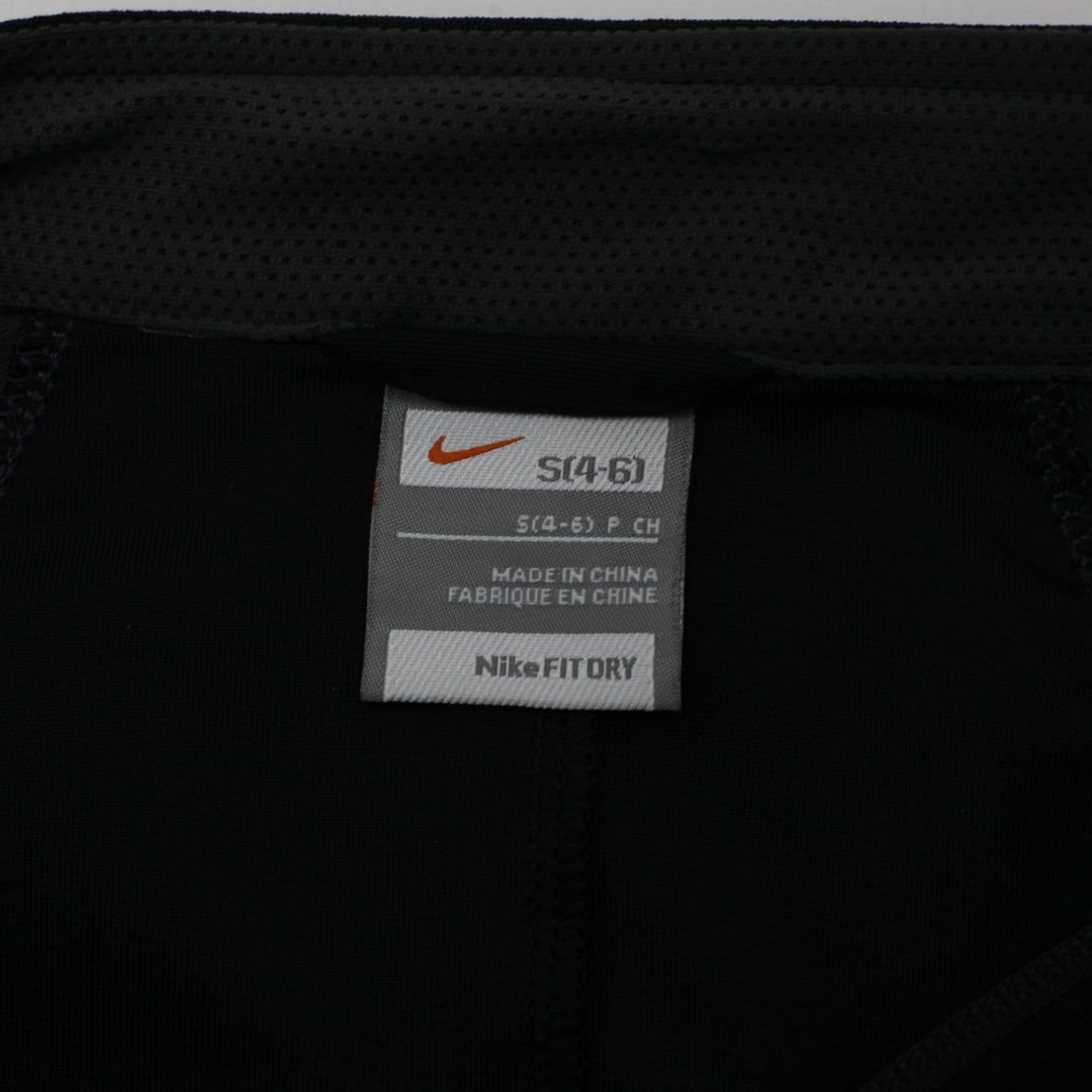 Ladies Nike FIT DRY Full-Zip Track Jacket Black Charcoal Grey Size S