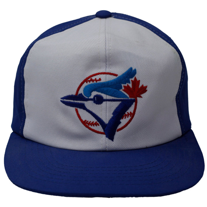 Vintage Mens MLB Blue Jays Baseball Cap White Blue Logo