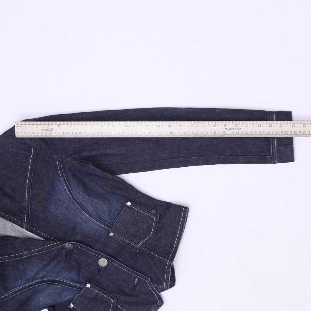 Ladies Hugo Boss Cropped Denim Blazer Jacket