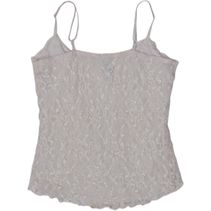 Y2K Ladies Charlotte Russe Lace Camisole Strappy Top Size L