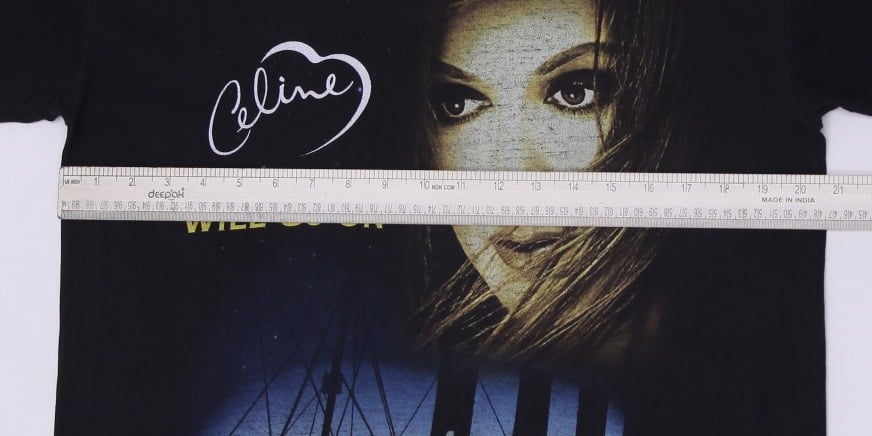 Vintage Celine Dion "My Heart Will Go On" World Tour 98 T-Shirt Made In USA L | Migration_T-Shirts - View 9 | Fashion Rerun