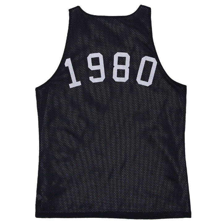 Vintage Los Angeles Stussy Black & White Reversible Mesh Tank Size S - Fashion Rerun Vintage Migration_Jersey