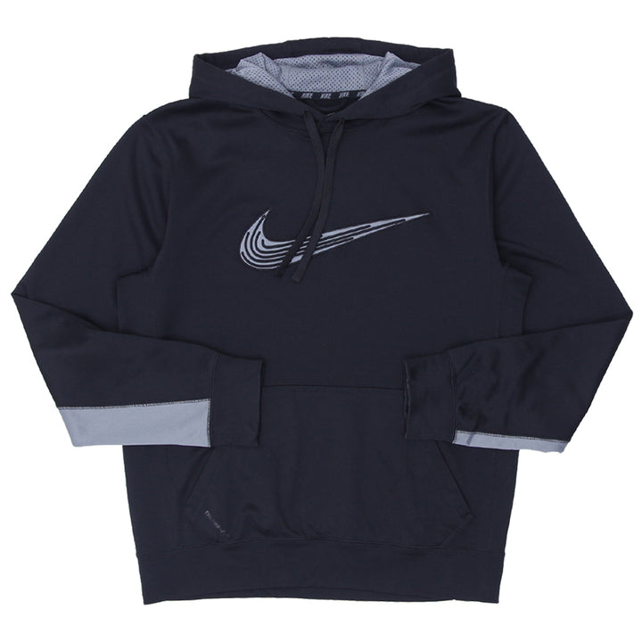 Mens Nike Therma-Fit Black Pullover Hoodie - Fashion Rerun Vintage Migration_Sweaters