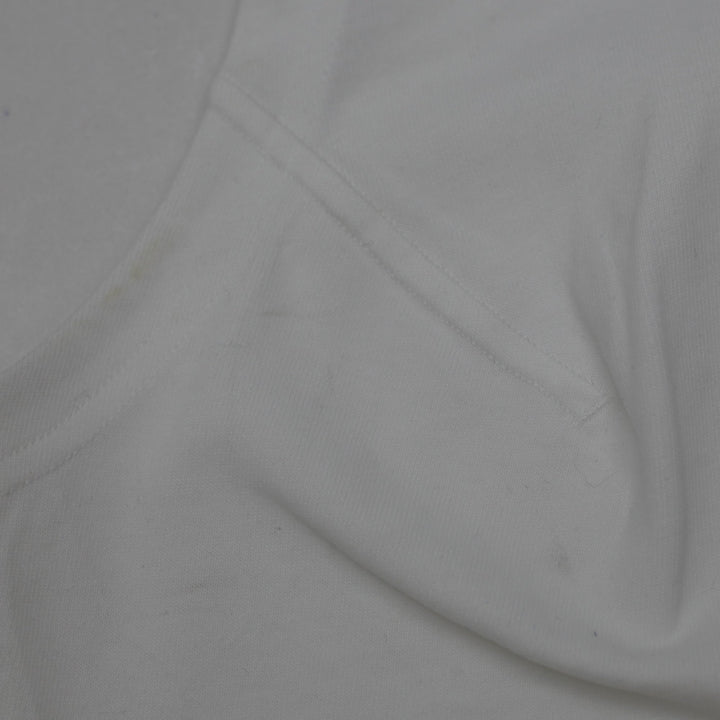Ladies Lululemon White High Neck Cropped Tank Top Size 6 Ribbed