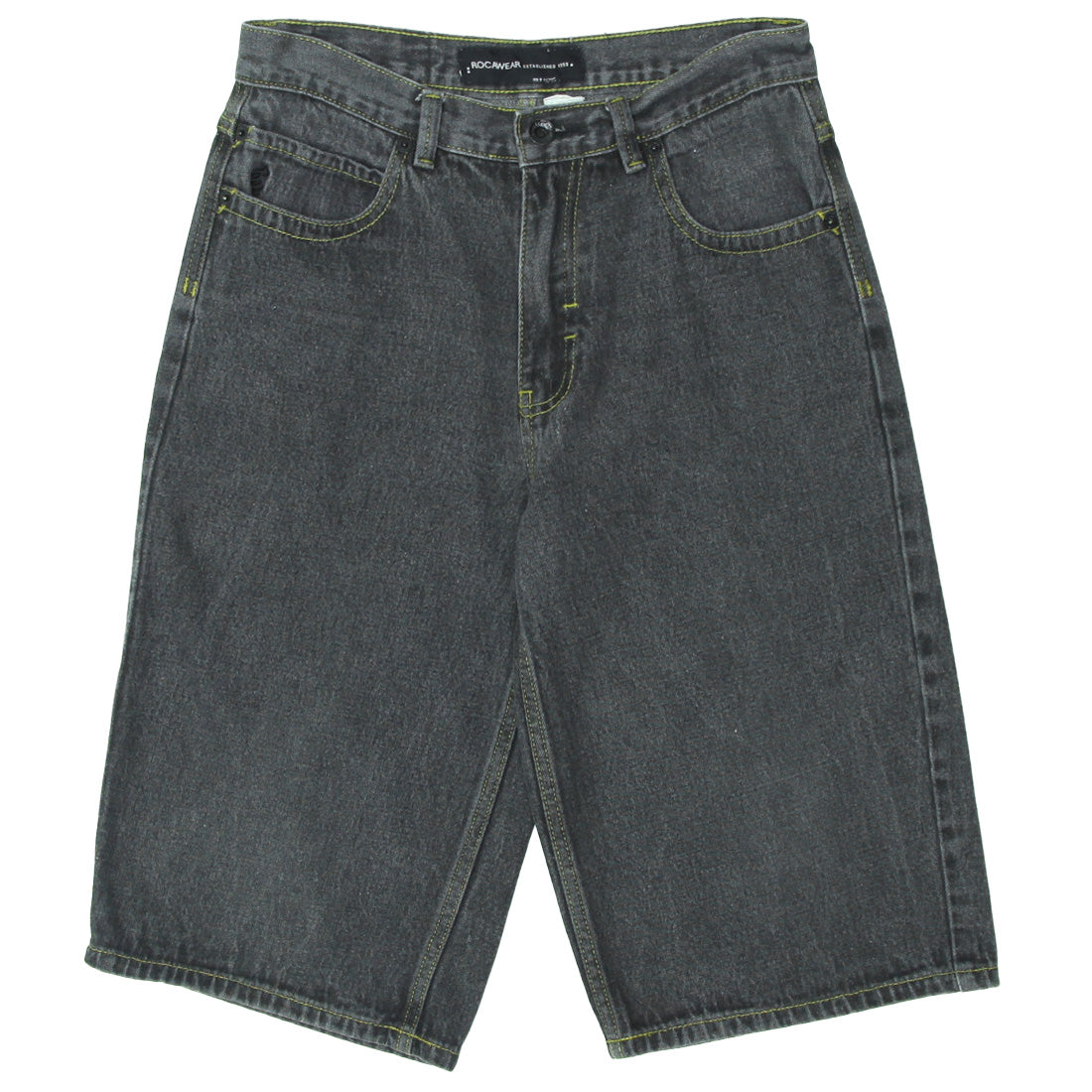 Shop Y2K Rocawear Washed Black Denim Jorts Youth | Fashion Rerun