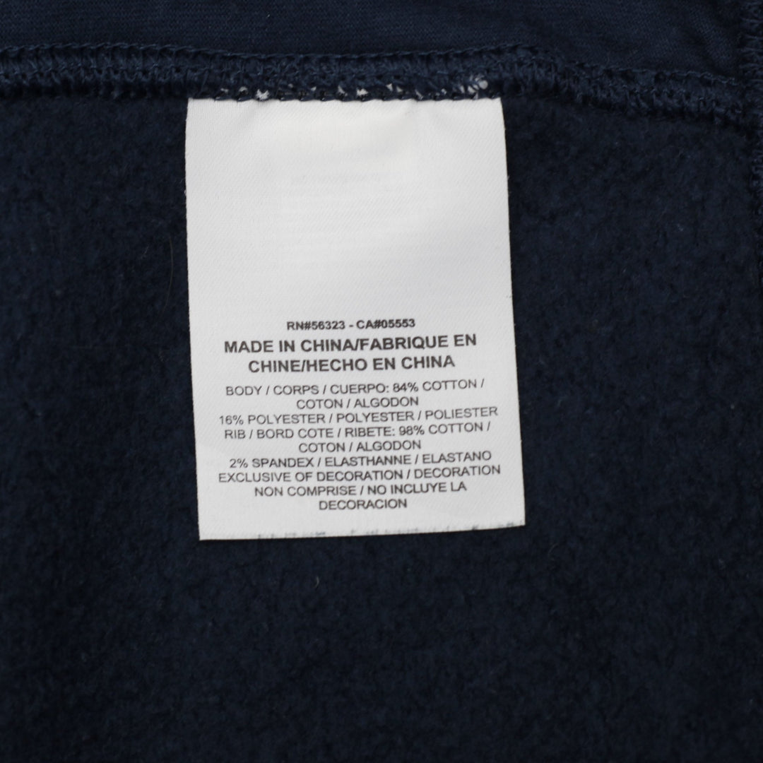 Mens Nike AW77 Raglan Navy Periwinkle Crewneck Sweatshirt Size XL