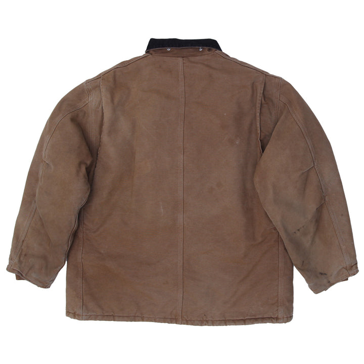 Vintage Carhartt Arctic Quilt Lined Sandstone Traditional Coat C26 BRN Slightly Distressed Jacket