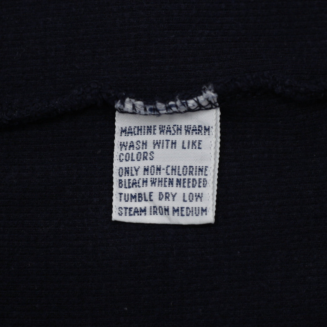 Mens Polo Ralph Lauren Quarter Zip Navy Blue Sweater Cotton Size L