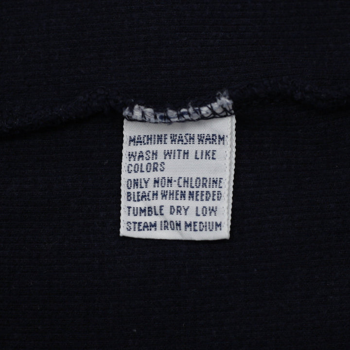 Mens Polo Ralph Lauren Quarter Zip Navy Blue Sweater Cotton Size L