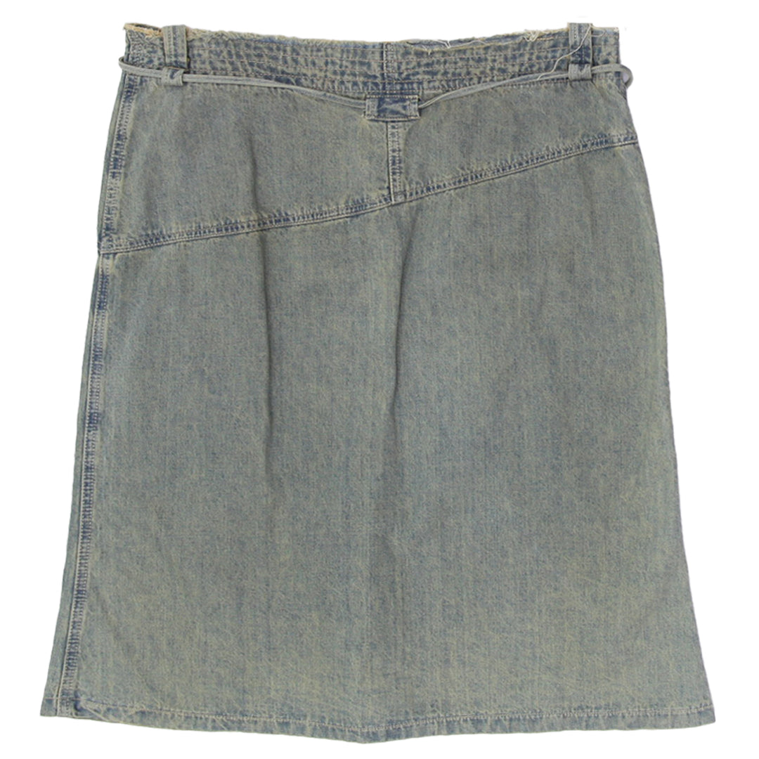 Y2K Ladies MNG Acid Washed Denim Skirt