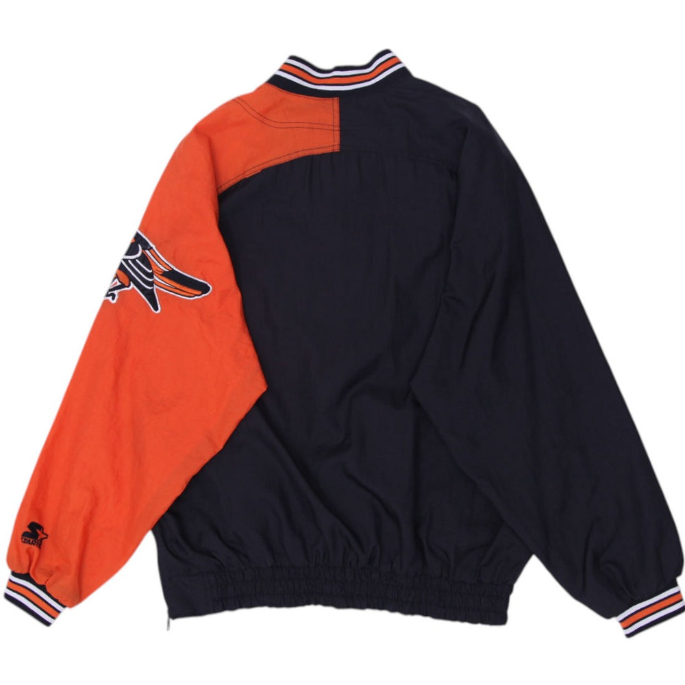 Vintage 90s Starter Baltimore Orioles Bird Patch Logo Jacket Size M | Migration_Jackets - Side View | Fashion Rerun