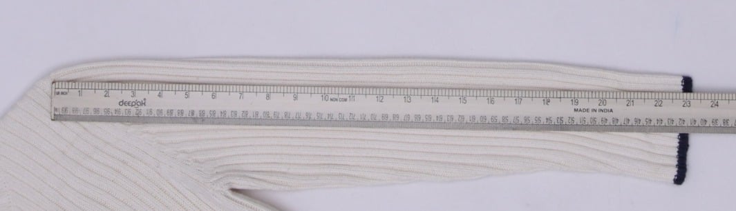 Vintage Ladies Polo Jeans Company Ralph Lauren Cream Ribbed American Flag Knit Sweater