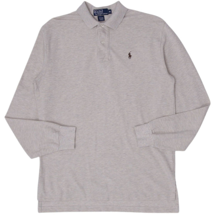 Mens Polo By Ralph Lauren 100% Cotton Long Sleeve Polo T-Shirt Size M
