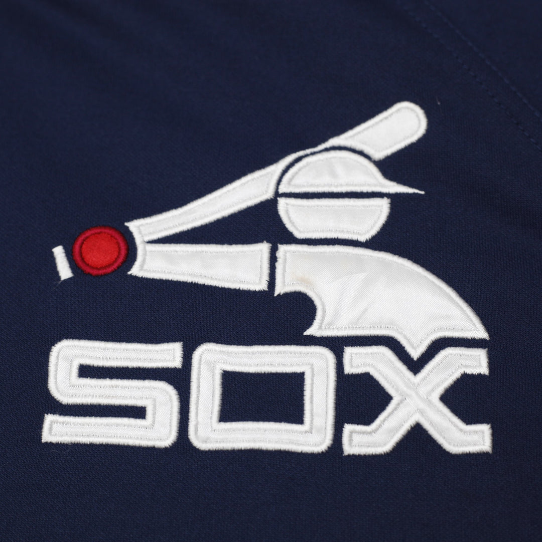 Mens Nike Cooperstown Chicago White Sox Retro Hitman Track Jacket Navy Size XL
