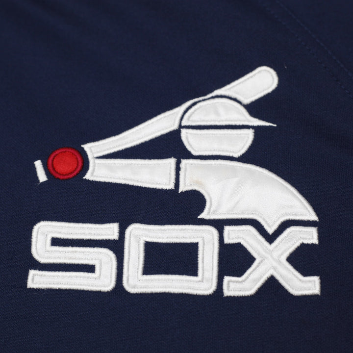 Mens Nike Cooperstown Chicago White Sox Retro Hitman Track Jacket Navy Size XL