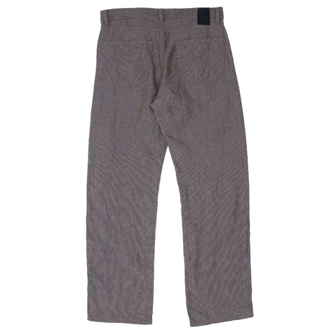 Mens Hugo Boss Striped Linen Pants - Fashion Rerun Vintage Migration_Pants