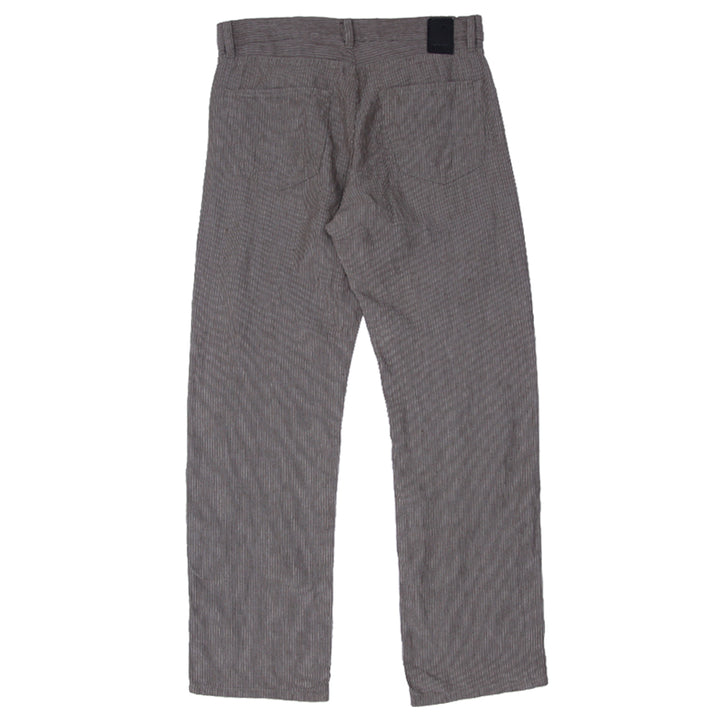 Mens Hugo Boss Striped Linen Pants - Fashion Rerun Vintage Migration_Pants