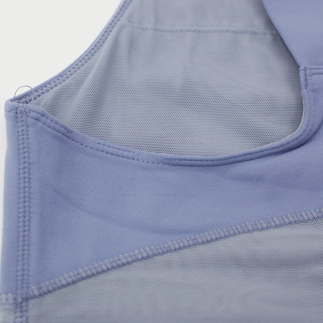 Ladies Lululemon Tank Top Blue Mesh Racerback Activewear