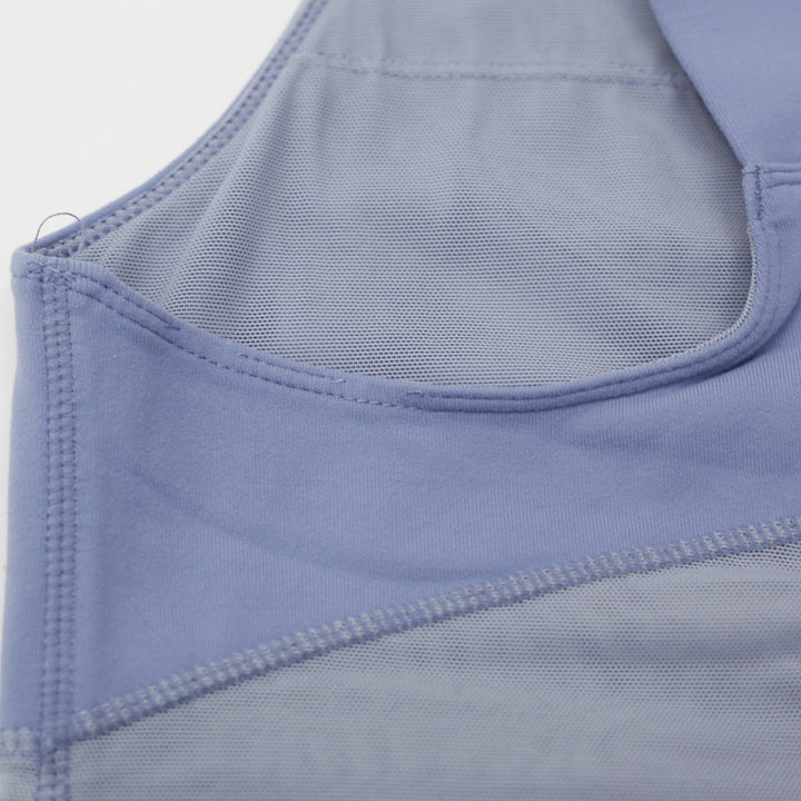 Ladies Lululemon Tank Top Blue Mesh Racerback Activewear