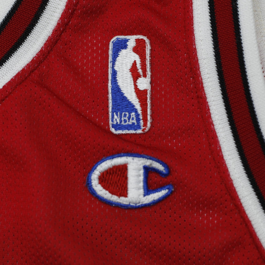 Vintage Champion USA Jordan #23 Red Basketball NBA Jersey L | Migration_Jerseys - Detail View | Fashion Rerun