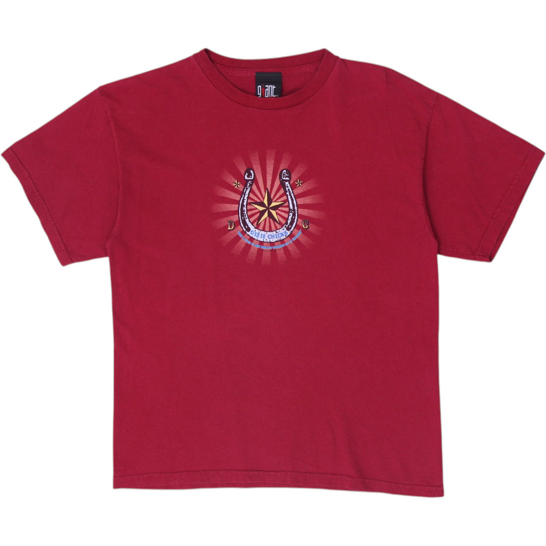 Vintage Giant Spitfire Wheels T Shirt XL Red Classic Swirl Flame Bighead Size L