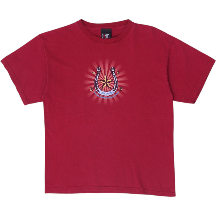 Vintage Giant Spitfire Wheels T Shirt XL Red Classic Swirl Flame Bighead Size L