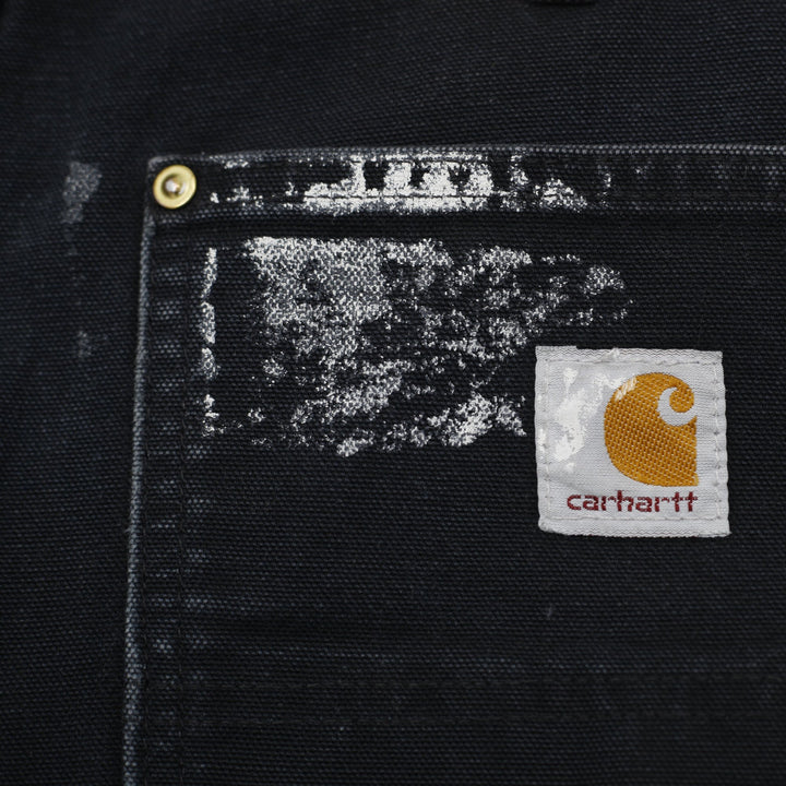 Vintage Carhartt B01-BLK Loose Original Fit Double Knee Made In USA Pants
