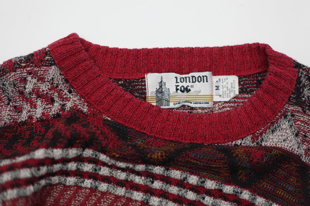 Vintage London Fog Knitted Pullover Sweater Made in USA
