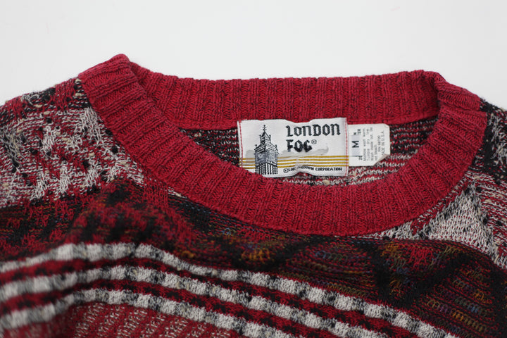 Vintage London Fog Knitted Pullover Sweater Made in USA
