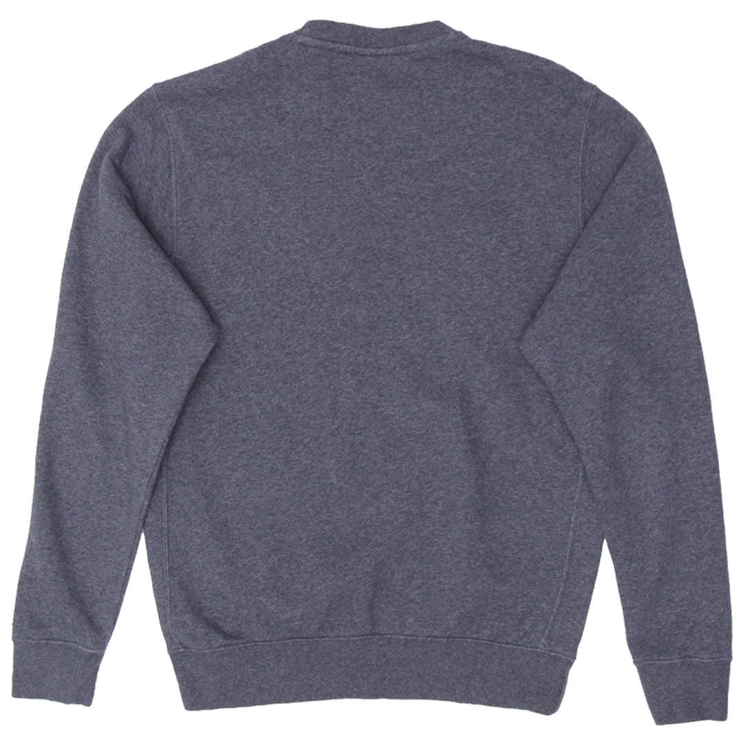 Mens Nike Just Do It Gray Crewneck Sweatshirt - Fashion Rerun Vintage Migration_Sweaters