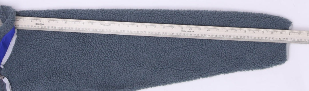 Mens Patagonia Fleece Jacket Gray Full Zip Retro Style Large