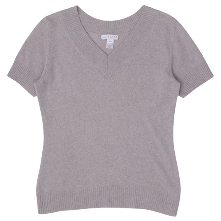 Ladies Kenar 100% 2 Ply Cashmere V-Neck Sweater